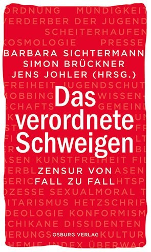Buchcover Das verordnete Schweigen